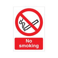 NO SMOKING SIGN SAVE VINYL A5