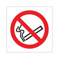 NO SMOKING SYMBOL SIGN VINYL 100X100