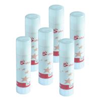 GLUE STICK SOLID MEDIUM 20G PK6