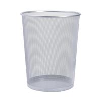 MESH WASTE BIN 20L 305X345MM SLV