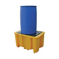 SPILL PALLET FOR 1X 205L DRUM YELLOW