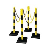 GUARDA-PLUS CHAIN 4 POST YLW/BLK