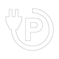 PROLINE EV CHARG POINT SYMB 700 WHT