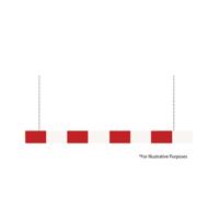 HEIGHT RESTRICTION BAR 2500 RED/WHT