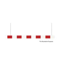 HEIGHT RESTRICTION BAR 3000 RED/WHT