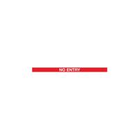 WALLPRO 400 BLACK BODY NO ENTRY RED/