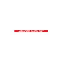BARRIER YLW AACCESS RED/WHT BELT 7.6
