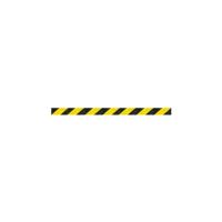 MAGN BACK BARRIER BLK YLW/BLK 7.6