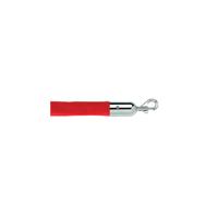 ECO VELOUR ROPE RED 1.8M P/CHROME