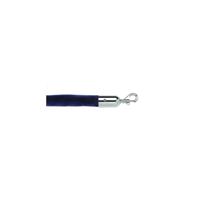 ECO VELOUR ROPE BLUE 1.8M P/CHROME