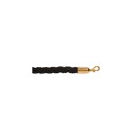 25MM BRAIDED ROPE BLACK 1.8M P/BRASS