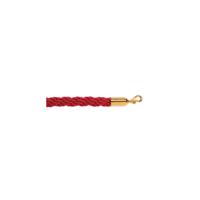 25MM BRAIDED ROPE RED 1.8M P/BRASS