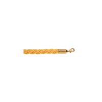 25MM BRAIDED ROPE GOLD 1.8M P/BRASS