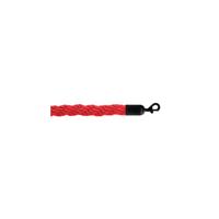 25MM BRAIDED ROPE RED 1.8M BLACK END