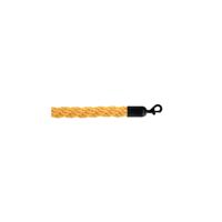 25MM BRAIDED ROPE GOLD 1.8M BLACK EN