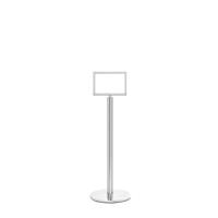 SIGN STANDS P/CHROME PST A4 HORI SGN
