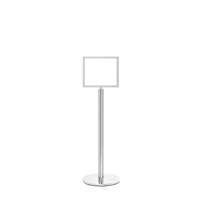 SIGN STANDS P/CHROME PST A3 HORI SGN