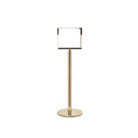 SIGN STANDS P/BRASS PST A3 HORI SIGN