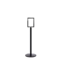 SIGN STANDS BLACK POST WITH A4 VERTI