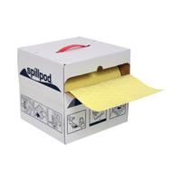 SPILLPOD CHEM QR ROLL YLW 310MMX30M