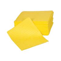 MW CHEM PADS 380X400MM YLW PK100