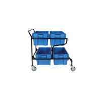 MOB CONTAINER TROLLEY +4 CONTAINERS