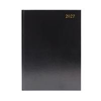 DESK DIARY 2 PPD A4 BLACK 2027