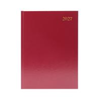 DESK DIARY DPP APPT A4 BURGUNDY 2027