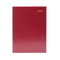DESK DIARY 2 DPP A5 BURGNDY 2027
