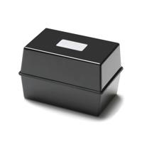 5 STAR CARD INDEX BOX 8X5 INCH BLACK