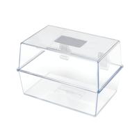 5 STAR CARD INDEX BOX 5X3IN CRYSTAL
