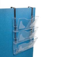 5 STAR 3 PKT WALL LIT HOLDER A4 LCAP