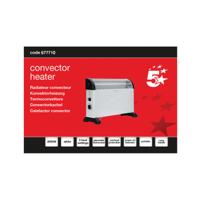 5 STAR CONVECTOR HEATER 2000W WHITE