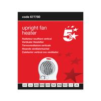 UPRIGHT PORT FAN HEATER 2000W WHITE