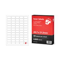A4 MINI SHEET LAB 45.7X21.2MM PK4800