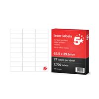 A4 MINI SHEET LAB 63.5X29.6MM PK2700