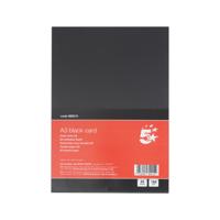5 STAR A3 BLACK CARD 160GSM PK25