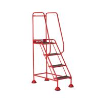 UK DOMED FEET ASLIP 4 TREAD STEP RED
