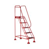 UK DOMED FEET ASLIP 5 TREAD STEP RED