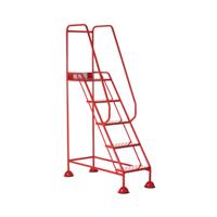 UK DOMED FEET PCHD 5 TREAD STEP RED