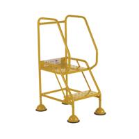 UK DOMED FEET PCHD 2 TREAD STEP YLW