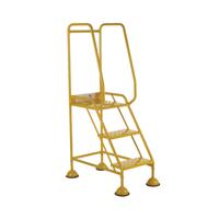 UK DOMED FEET PCHD 3 TREAD STEP YLW