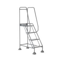 UK DOMED FEET PCHD 4 TREAD STEP GRY