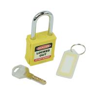 STD SHACKLE SAF LOCKOUT PADLOCK YLW