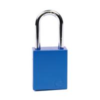 ALUMINIUM SAFETY LOCKOUT PADLOCK BLU