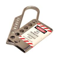 SSTEEL NICKEL PLATE LCKOUT HASP 25MM