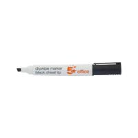 DRYWIPE MARKER CHISEL TIP WLT PK4