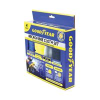 GOODYEAR MICROFIBRE CLOTH SET PK4