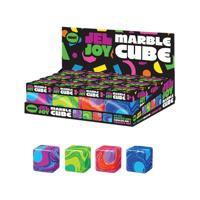MARBLE SQUISHY CUBE 50X50X50MM PK12