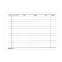 Exacompta Guildhall Loose-Leaf Visitors Book Refill (50 Pack) T40/R